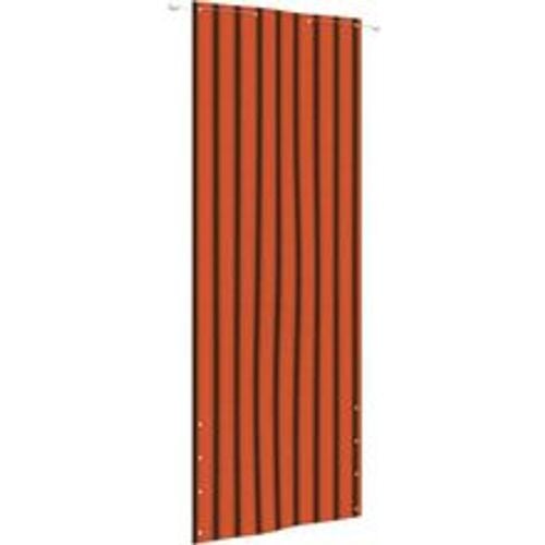 Balkon-Sichtschutz Orange und Braun 80x240 cm Oxford-Gewebe - VIDAXL - Modalova