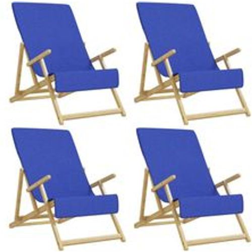 Strandtücher 4 Stk. Königsblau 60x135 cm Stoff 400 gsm - VIDAXL - Modalova