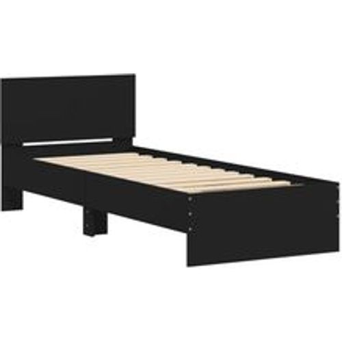 Bettgestell mit Kopfteil Schwarz 90x200 cm Holzwerkstoff - VIDAXL - Modalova