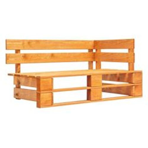 Outdoor-Eckbank Paletten Holz Honigbraun - VIDAXL - Modalova