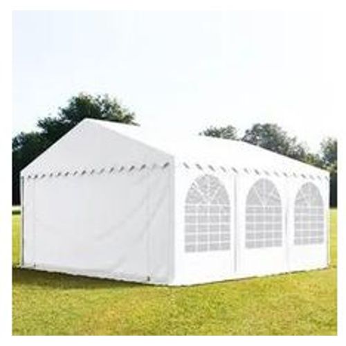 PRO 5x6m Partyzelt, PVC-Plane, weiß, mit Bodenrahmen - (7917) - TOOLPORT - Modalova