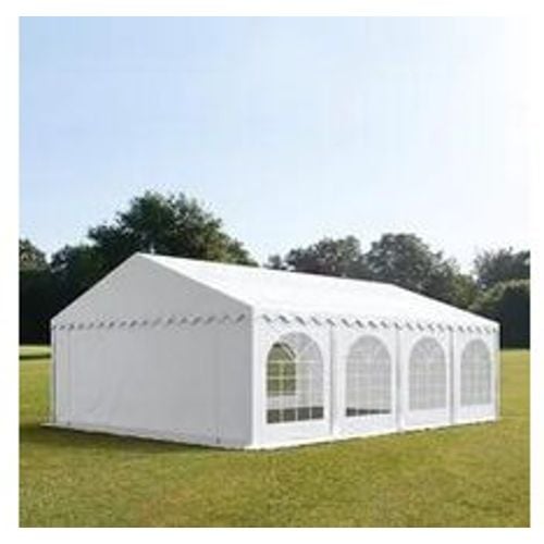 PRO 6x8m Partyzelt, PVC-Plane, weiß, mit Bodenrahmen - (7143) - TOOLPORT - Modalova