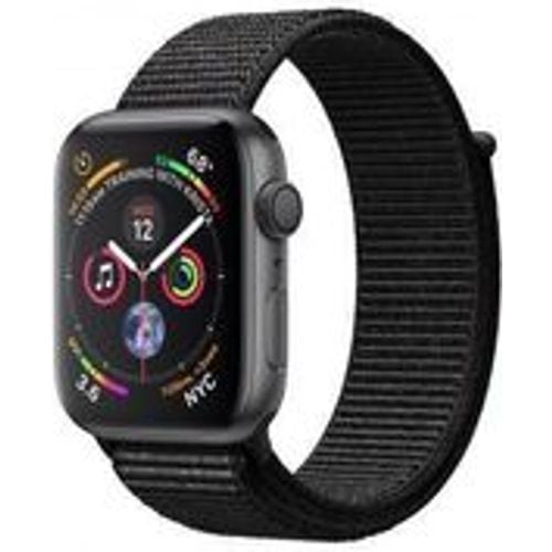 Watch Series 4 (2018) GPS + Cellular 44 mm - Aluminium Space - Sport loop Schwarz - Apple - Modalova