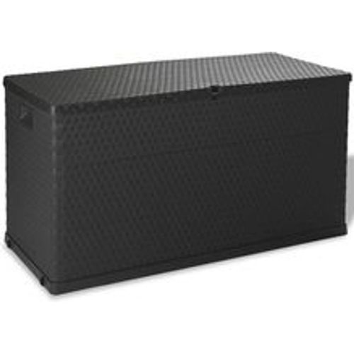 Garten-Aufbewahrungsbox Anthrazit 120x56x63 cm pp Rattan - VIDAXL - Modalova