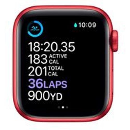 Watch Series 6 (2020) GPS + Cellular 44 mm - Aluminium - Sportarmband Blau - Apple - Modalova