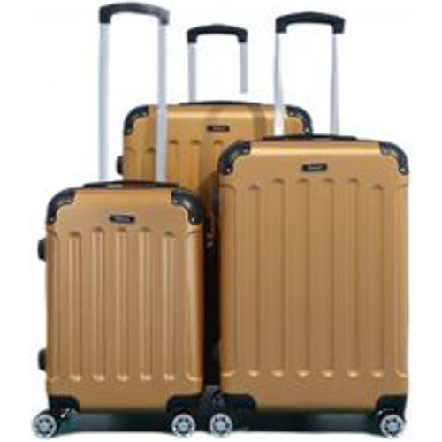 Reisekoffer Koffer 3 tlg Hartschale Trolley Set Kofferset Handgepäck Gepäck Reisetasche - Fashion24 DE - Modalova