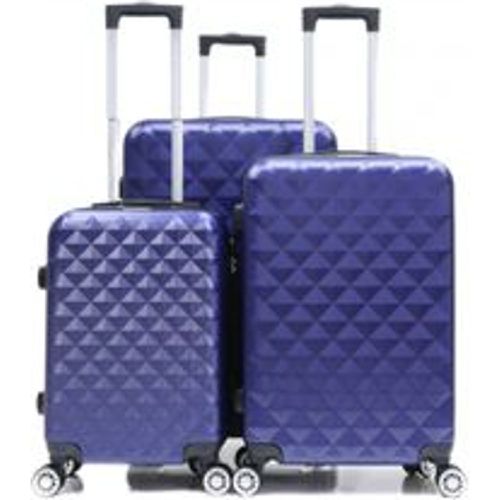 Reisekoffer Koffer 3 tlg Hartschale Trolley Set Kofferset Handgepäck Gepäck Reisetasche ABS-07 - Fashion24 DE - Modalova