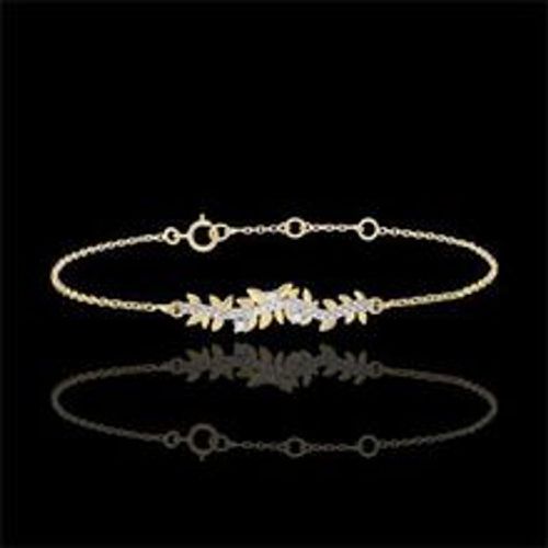 Edenly Armband Verzauberter Garten - KÃ¶nigliches Blattwerk - Gelbgold und Diam - Fashion24 DE - Modalova