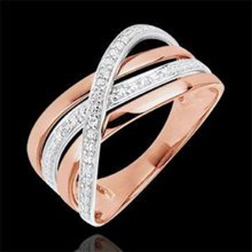 Edenly Ring Saturn Quadri - RosÃ©gold - 18 Karat - Fashion24 DE - Modalova