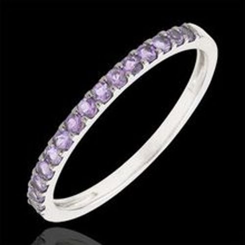 Edenly Ring Paradiesvogel - Einerreihe - WeiÃŸgold und Amethyst - Fashion24 DE - Modalova