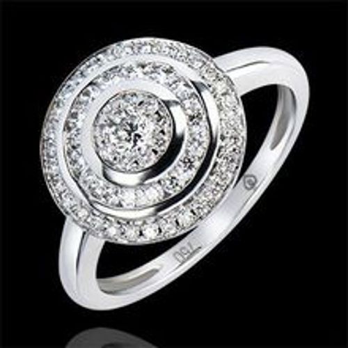 Edenly Verlobungsring Schicksal - Ring Hypnose - 18 Karat WeiÃŸgold und Diamant - Fashion24 DE - Modalova