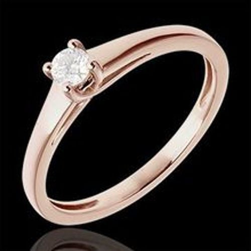 Edenly Klassischer SolitÃ¤r Ring in RosÃ©gold - Fashion24 DE - Modalova