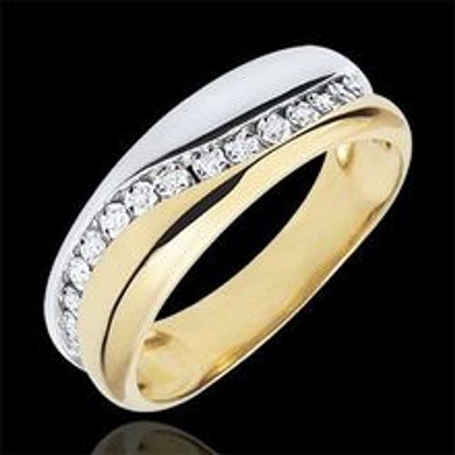 Edenly Ring Amour - Diamantenschwarm - WeiÃŸ- und Gelbgold - 9 Karat - Fashion24 DE - Modalova