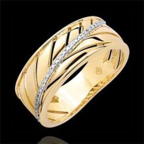 Edenly Ring Palme - 750er Gelbgold und Diamanten - Fashion24 DE - Modalova