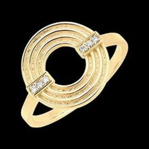 Edenly Ring Frische - Concordia - 18 Karat Gelbgold und Diamanten - Fashion24 DE - Modalova