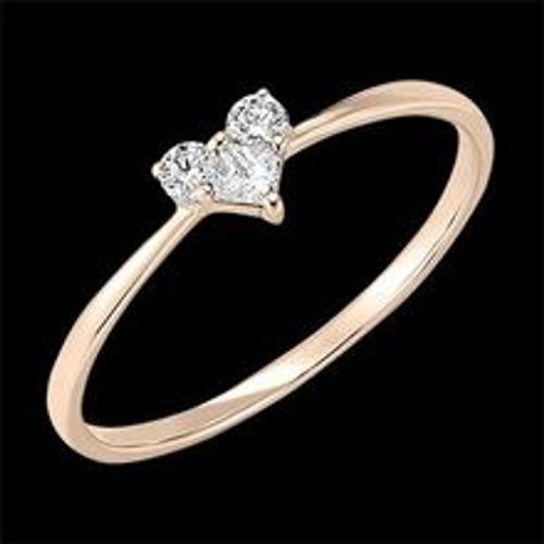 Edenly Ring Kostbares Geheimnis - Mini Lovely - RosÃ©gold, 9 Karat, mit Diamant - Fashion24 DE - Modalova