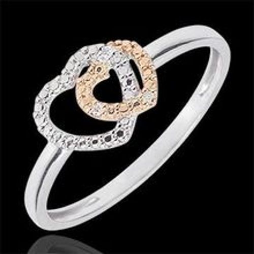 Edenly Ring 2 Goldlegierungen und Diamanten - Herzen Komplizen - Fashion24 DE - Modalova