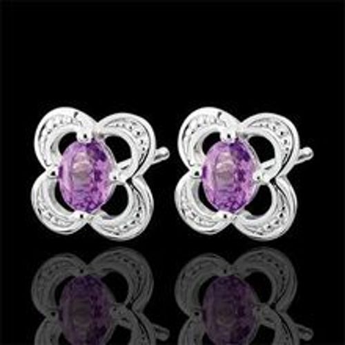 Edenly Ohrstecker Mini Flora - Amethyst - Fashion24 DE - Modalova