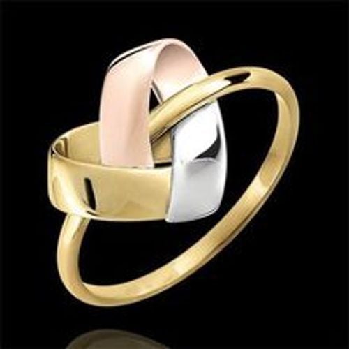 Edenly Ring Origami Herz in 750er WeiÃŸ-, Gelb- und RosÃ©gold - Fashion24 DE - Modalova