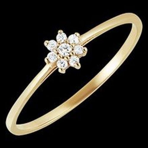 Edenly Ring BlÃ¼te - Daisy - Gelbgold, 18 Karat, mit Diamanten - Fashion24 DE - Modalova