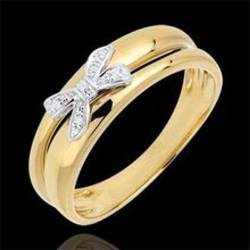 Edenly Ring Schleife mit Liebe zu Gelbgold - Fashion24 DE - Modalova