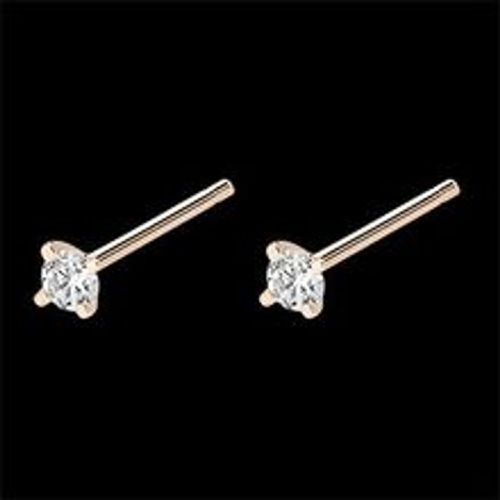 Edenly Diamant-Ohrringe Frische - Funkeln - Ohrstecker 9 Karat RosÃ©gold und Di - Fashion24 DE - Modalova