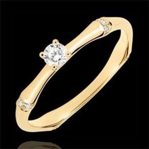 Edenly Verlobungsring Heiliger Urwald - 0.09 Karat Diamant - 9 Karat Gelbgold - Fashion24 DE - Modalova