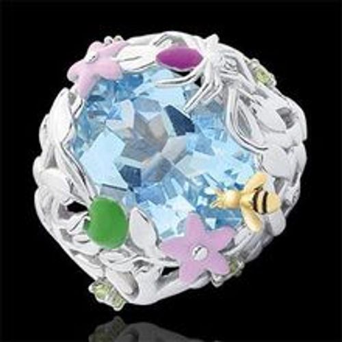 Edenly Ring Spaziergang der Sinne - Blaues Paradies - Silber, Diamanten und Hal - Fashion24 DE - Modalova