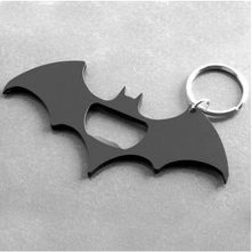 Batman Logo Schlüsselanhänger Multi Tool schwarz, aus Metall, 3 Funktionen, mit Schlüsselring - PALADONE - Modalova