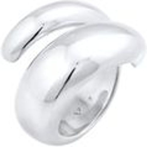 Ring Wickelring Glänzend Modern Statement 925 Silber (Farbe: Silber, Größe: 54 mm) - NENALINA - Modalova