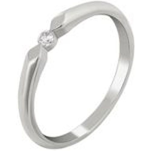Ring 925/- Sterling Silber Zirkonia Glänzend (Größe: 058 (18,5)) - CAI - Modalova