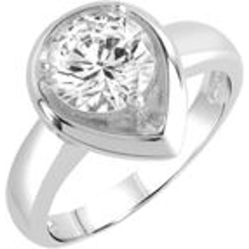 Zeeme Basic Ring 925/- Sterling Silber Zirkonia Glänzend (Größe: 018 (57,0)) - Fashion24 DE - Modalova