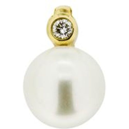 Anhänger 585 Gold mit Brillant 0,03ct. + Perle 7-7,5mm - OROLINO - Modalova