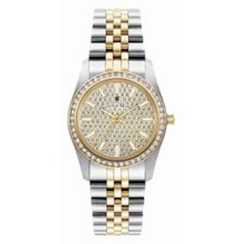 Damen Armband Uhr Inspiration Glamour Edelstahl zweifarbig - Jacques du Manoir - Modalova