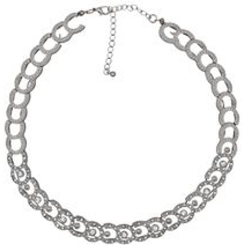 Modeschmuck Halskette Metall silber Hufeisen Elemente - Steuer - Modalova
