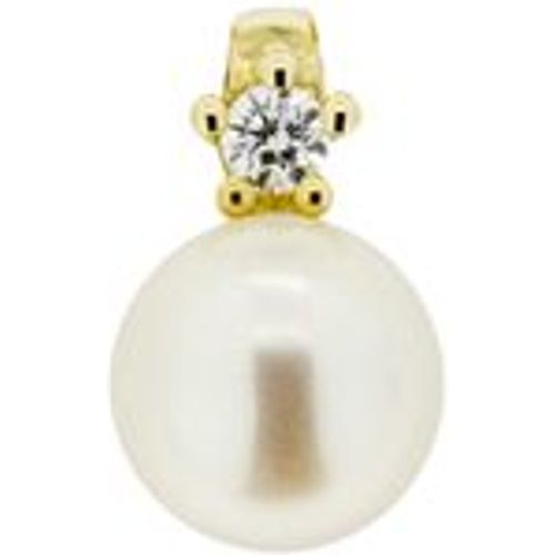 Anhänger 585 Gold mit Brillant 0,03ct. + Perle 6,5-7mm - OROLINO - Modalova