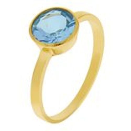 Fascination by Ellen K. Ring 375 Gold mit Blautopas (beh.) - Diamonds by Ellen K. - Modalova