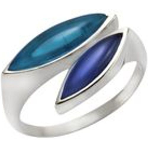 Ring 925/- Sterling Silber Quarz blau (beh.) - JAMELLI - Modalova