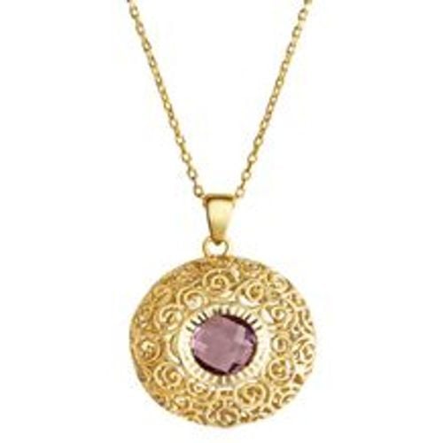 Fascination by Ellen K. Halskette Gold 333 mit echtem Amethyst 8mm - Diamonds by Ellen K. - Modalova