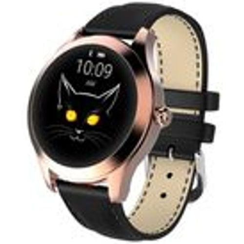 TPFNet Damen Smart Watch / Fitness Tracker IP68 - Kunstleder Armband - Android & IOS - Gold / Schwarz - Fashion24 DE - Modalova