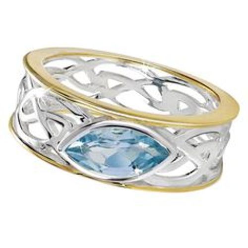 CM Ring „Skye“ bicolor, 925 Silber (Größe: 18) - Fashion24 DE - Modalova