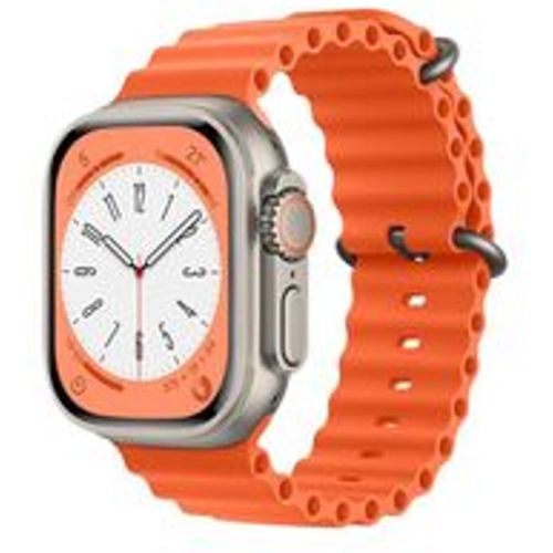 Watch Ultra (2022) GPS + Cellular 49 mm - Titan Titan Natur - Ocean Armband Orange - Apple - Modalova