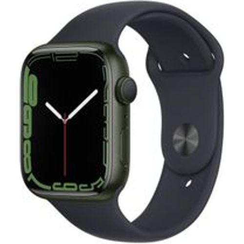 Watch Series 7 (2021) GPS 45 mm - Aluminium - Sportarmband Schwarz - Apple - Modalova