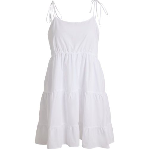 Robe en coton à volants avec bretelles à nouer - HUGO - Modalova