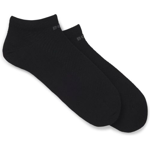 Lot de deux paires de chaussettes longueur cheville avec logo - Boss - Modalova