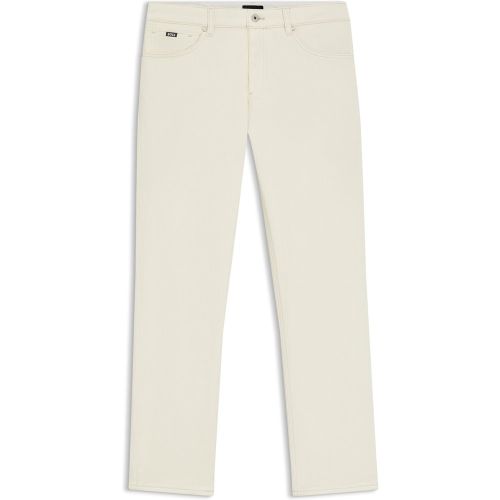 Jean en denim stretch italien à la finition brossée - Boss - Modalova