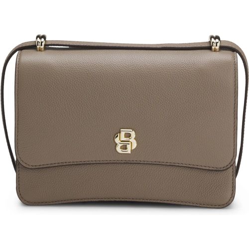 Sac porté croisé en cuir à monogrammes Double B - Boss - Modalova