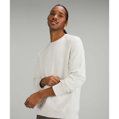 – Engineered Warmth Langarmshirt mit Rundhalsausschnitt für Männer – Weiß – Größe XL - lululemon - Modalova