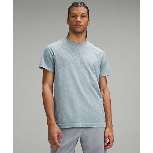 – Metal Vent Tech Kurzarmshirt für Männer – Blau/Pastel – Größe L - lululemon - Modalova