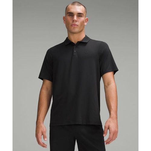 – Sport-Poloshirt mit kurzen Ärmeln und Logo für Männer – Schwarz – Größe M - lululemon - Modalova